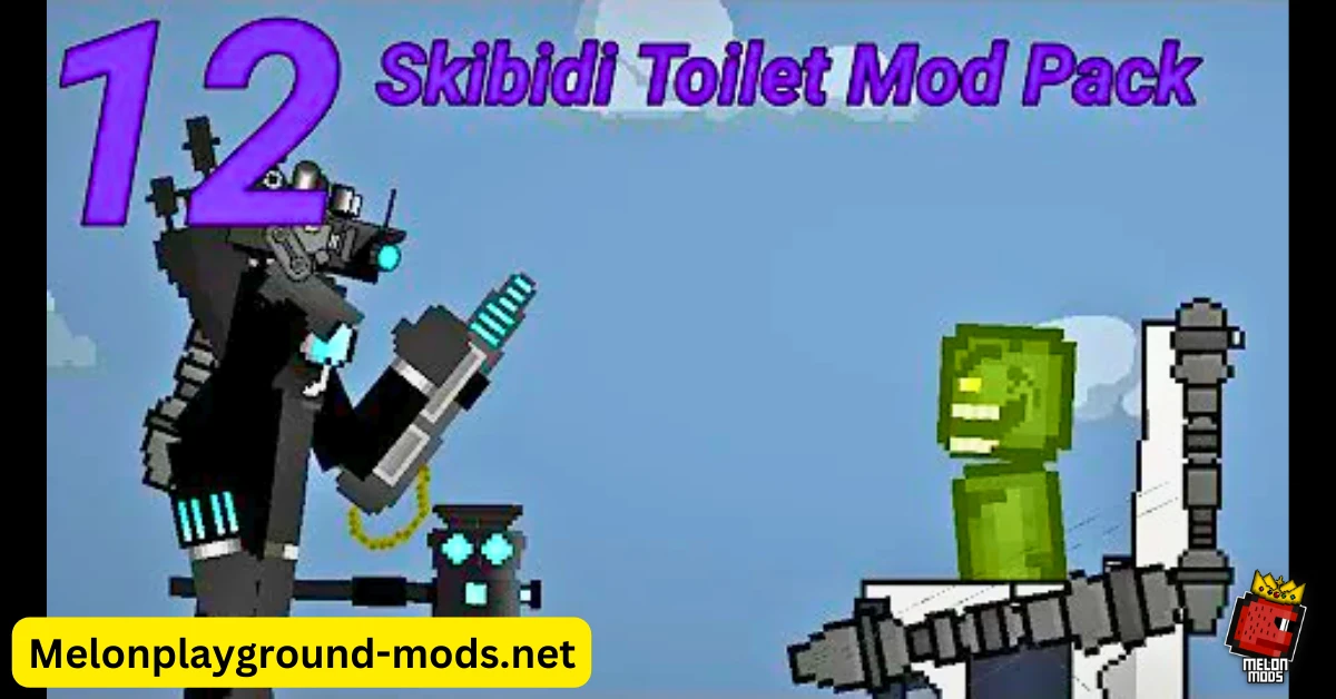 Skibidi Toilet v5 Part 6 for Melon Playground Mods (Melon Sandbox